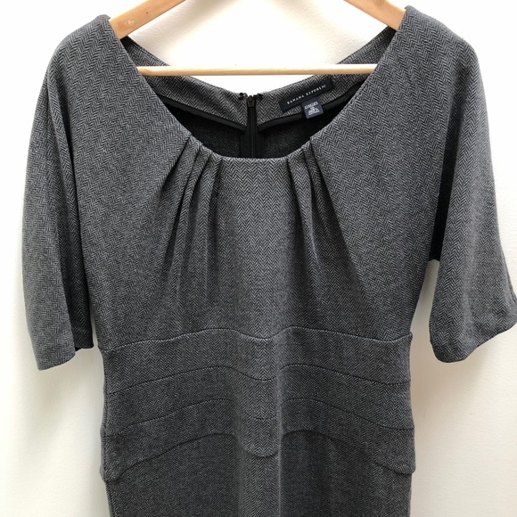 Banana Republic Dress - Subtle Herringbone pattern - blue/grey 10 - Picture 3 of 9